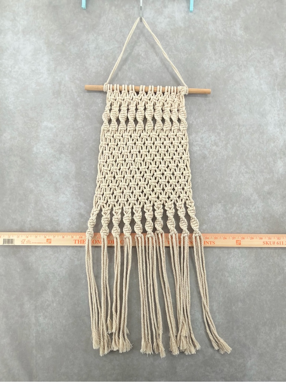 Beautiful Macrame Wall Hanging - Natural Cream